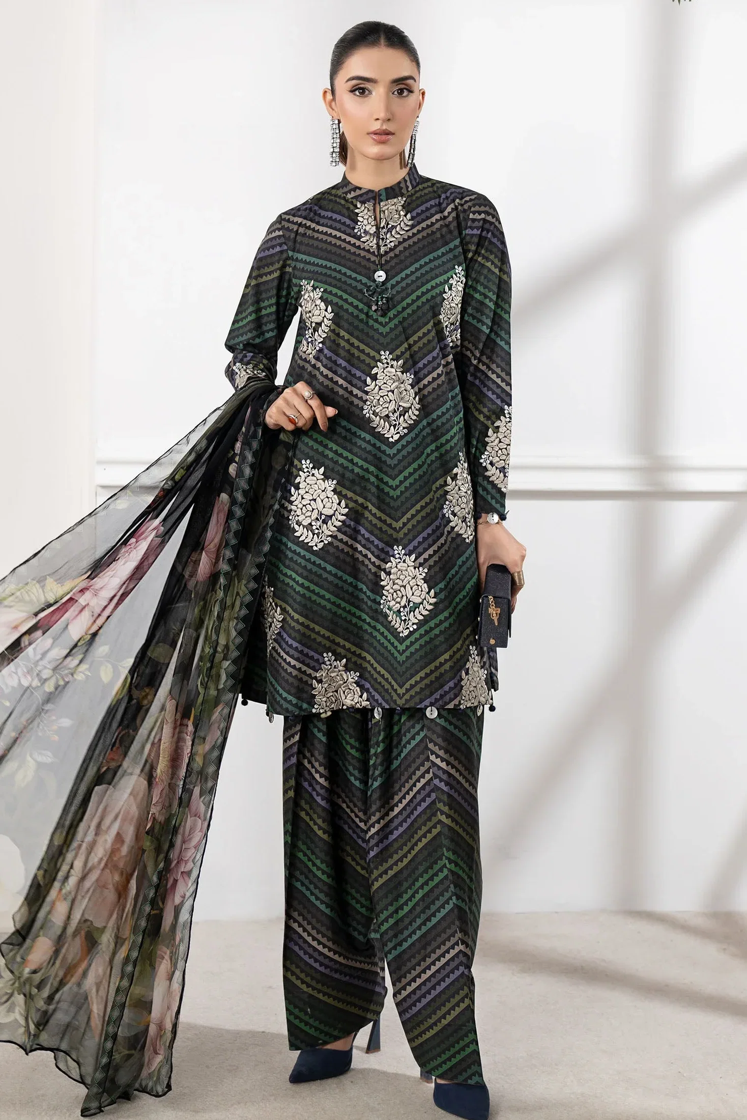 Maria B Multi Luxury Printed Lawn Collection Replica