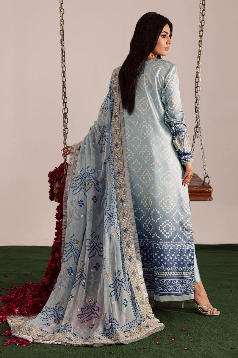 Alternative view of Nureh Tie-Dye Luxury Printed Lawn Collection Replica