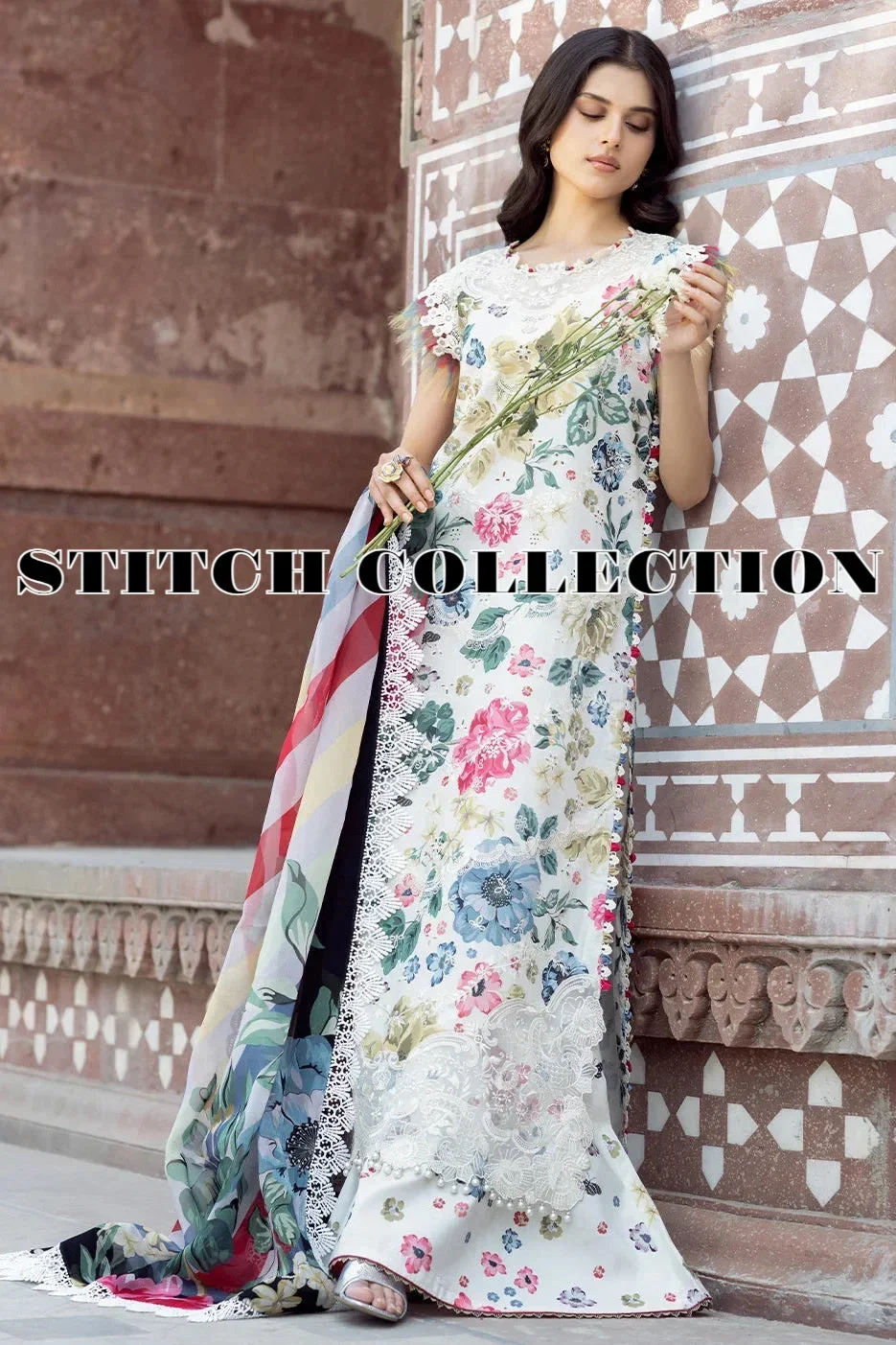 Shrenz 3 Piece Stitched Lawn Pret Collection