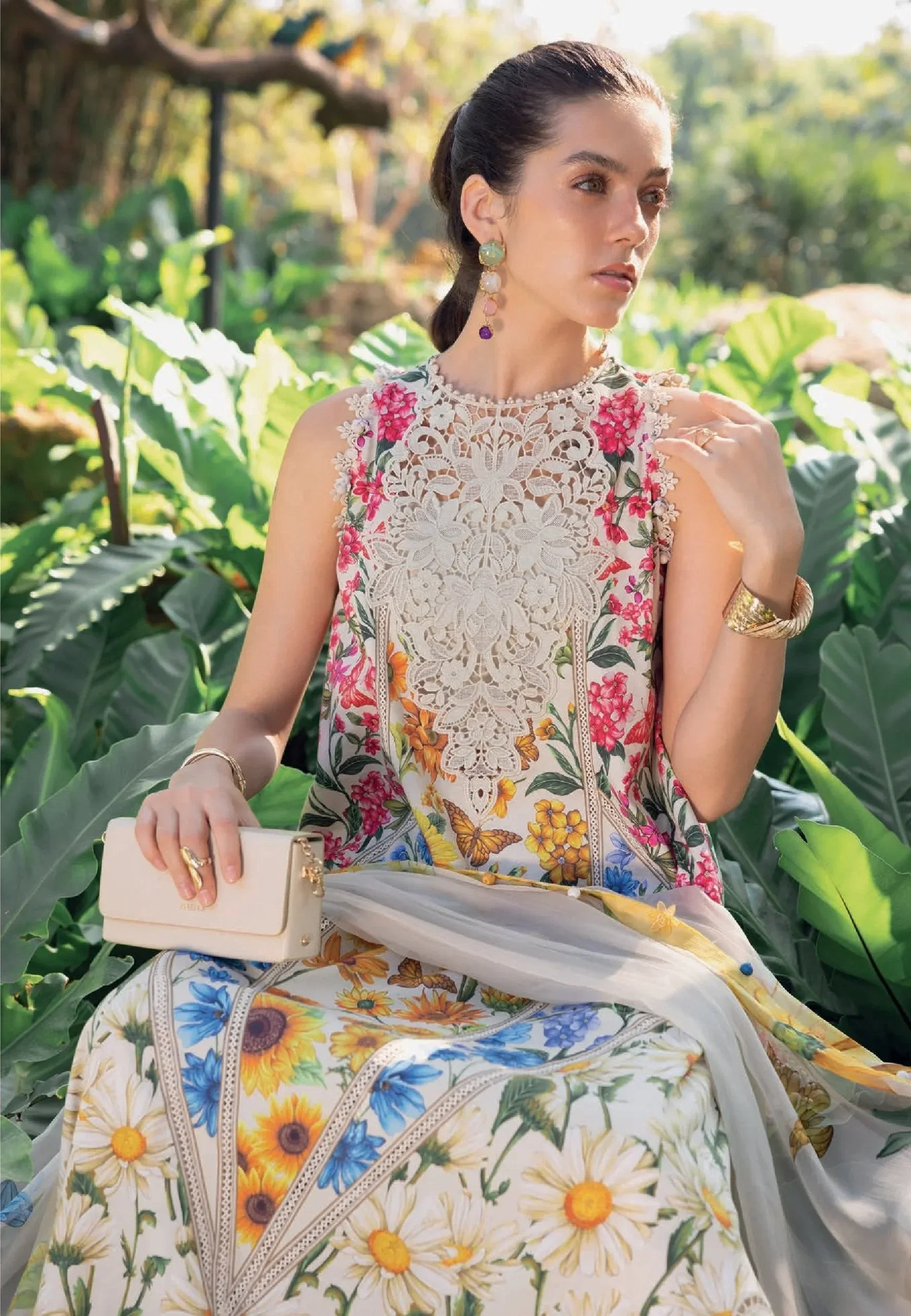 Alternative view of Maria B Multi Luxury Printed Lawn Collection Replica