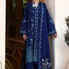 Republic Peacock Blue Luxury Lawn Collection Replica