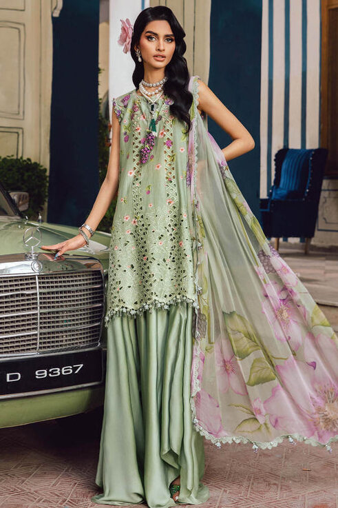 Maria B Pistachio Luxury Lawn Collection Replica