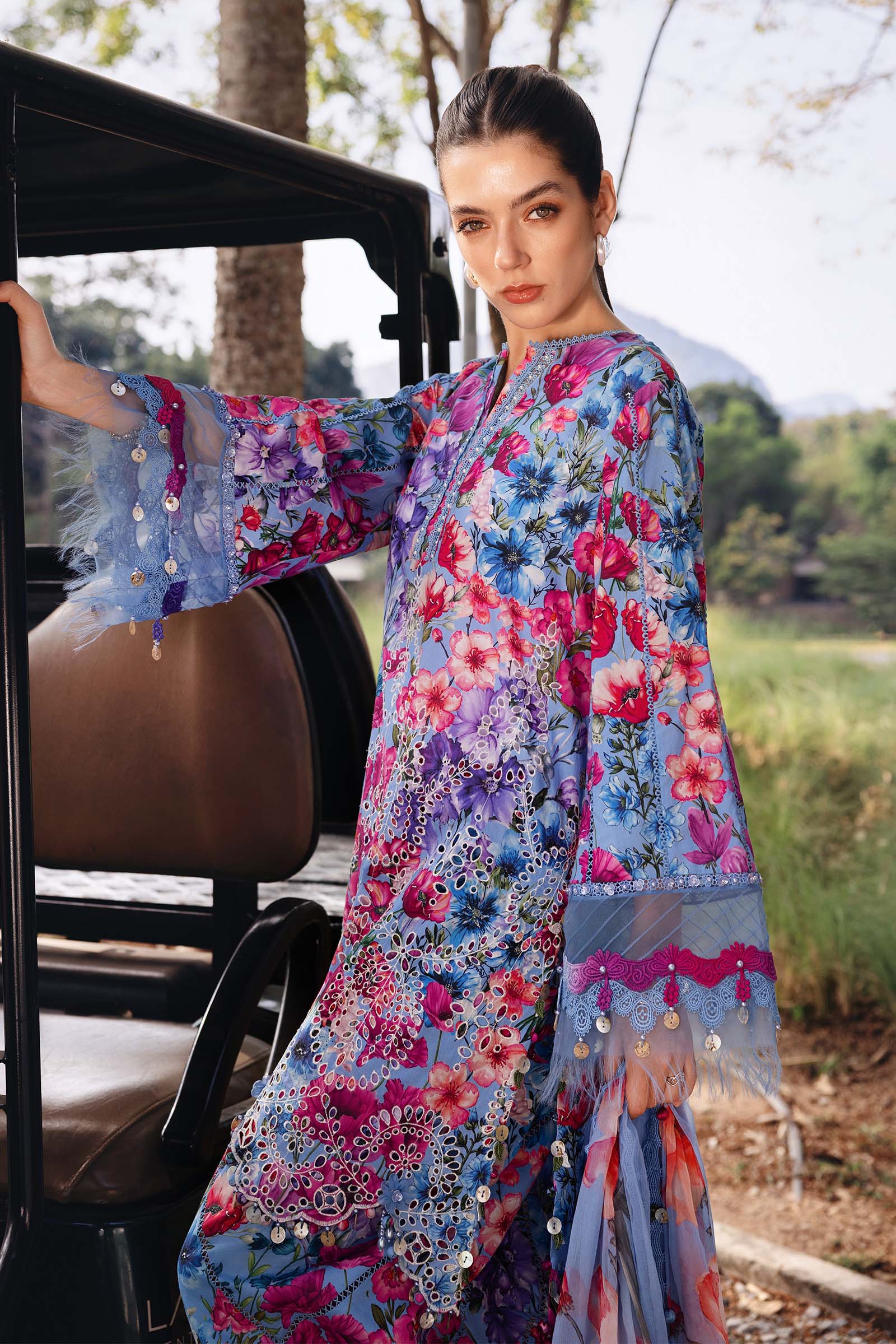 Alternative view of Maria B Multi Luxury Printed Lawn Collection Replica