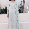 Qalamkar Sky Blue Luxury Lawn Collection Replica