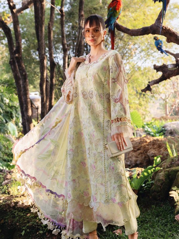 Maria B Yellow Luxury Printed Lawn Collection Replica