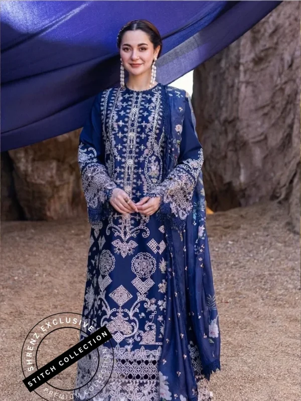 Shrenz 3 Piece Stitched Lawn Pret Collection