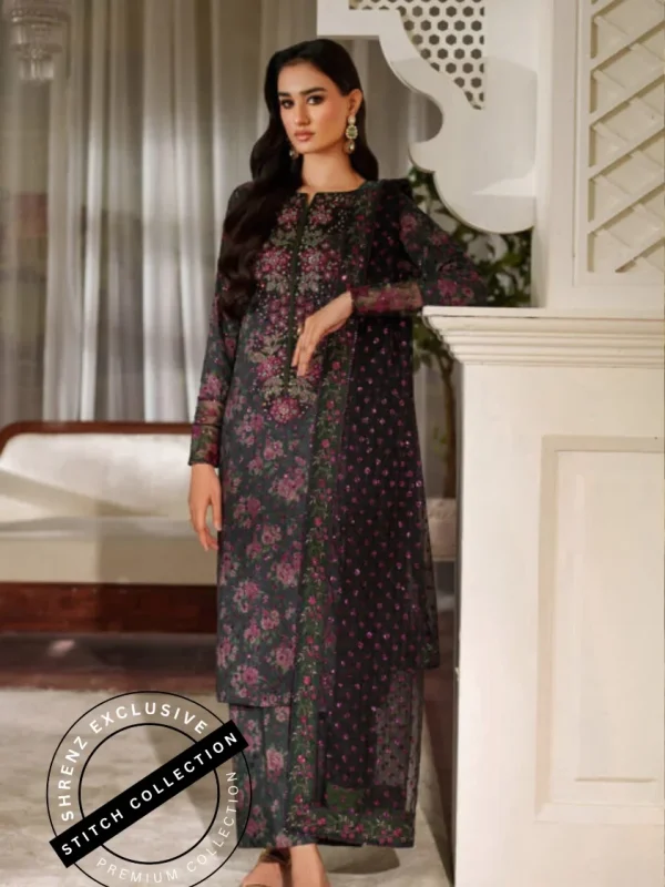 Shrenz 3 Piece Stitched Lawn Pret Collection