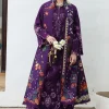 Qalamkar Purple Luxury Lawn Collection Replica