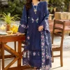 Elaf Royal Blue Luxury Lawn Collection Replica