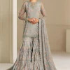 Baroque Grey Luxury Printed Lawn Collection Replica