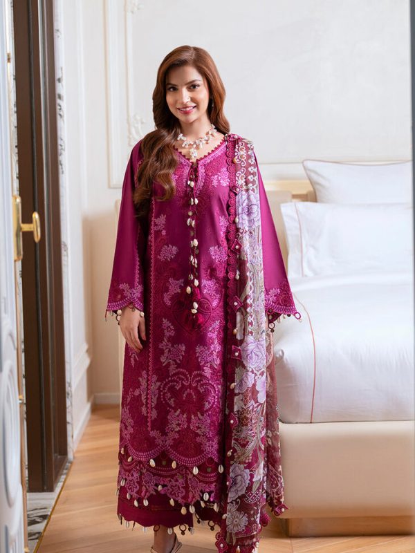 Jade Magenta Luxury Lawn Collection Replica