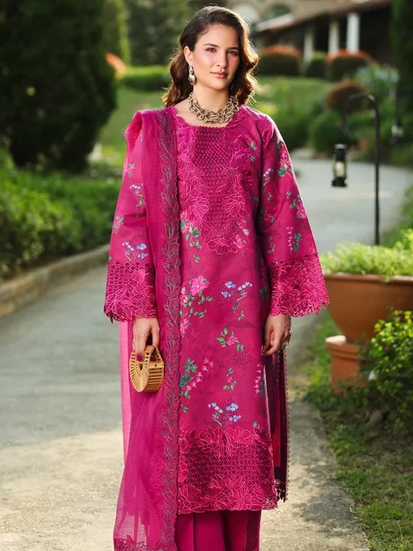 Rang Rasiya Shocking Luxury Printed Swiss Lawn Collection Replica
