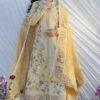 Mahnur Yellow Luxury Lawn Collection Replica