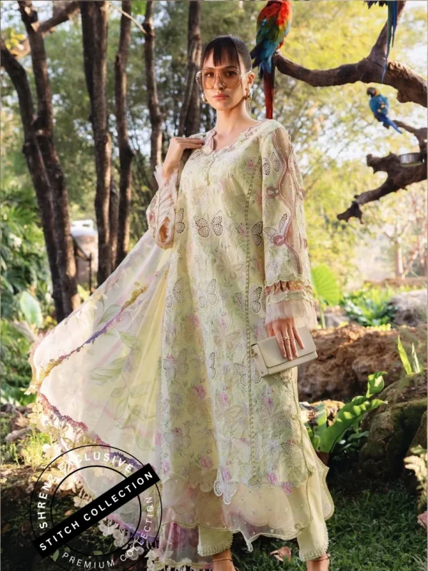 Shrenz 3 Piece Stitched Printed Lawn Pret Collection