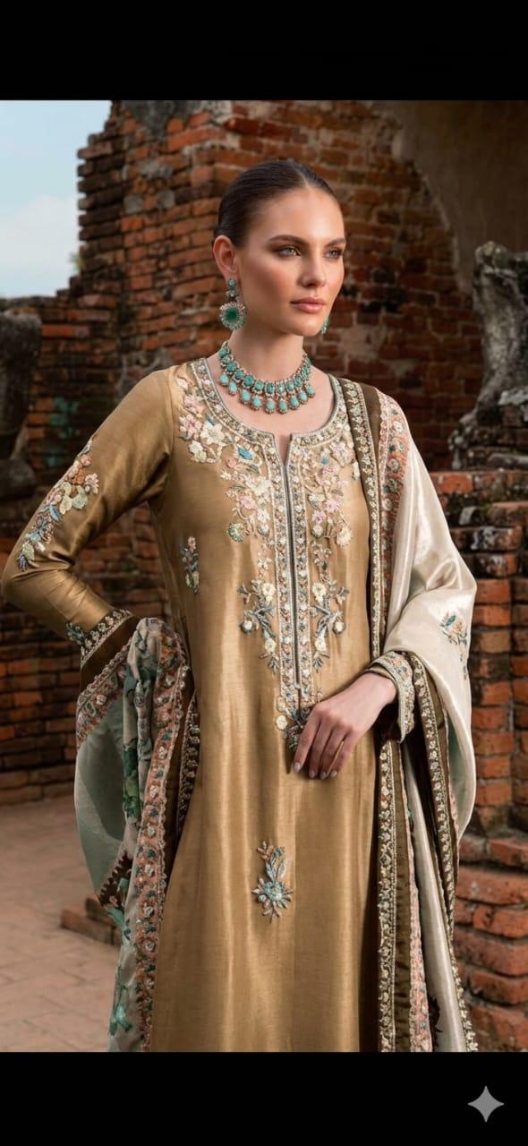 Alternative view of Sara Rohale Asghar (SRA) Mehendi Net Collection Replica