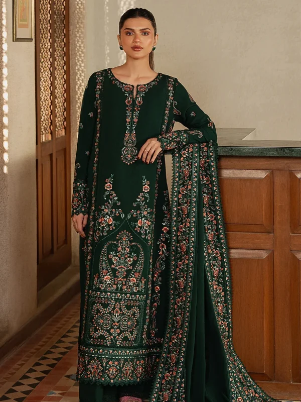 Afrozeh Green Luxury Lawn Collection Replica