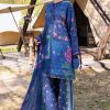 Maria B Royal Blue Luxury Printed Lawn Collection Replica