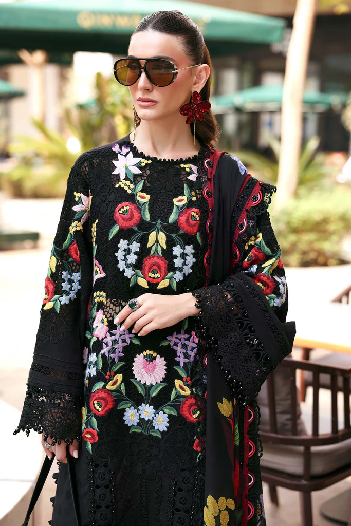 Maria.B black Luxury Lawn Collection Replica - Image 3