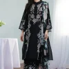 Coco by Zara Shahjahan Black Luxury Lawn Collection Replica