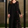 Zaib Jet Black Luxury Lawn Collection Replica