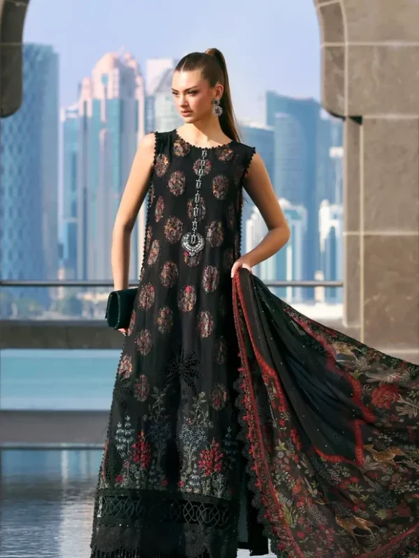Maria,B Black Luxury Lawn Collection Replica