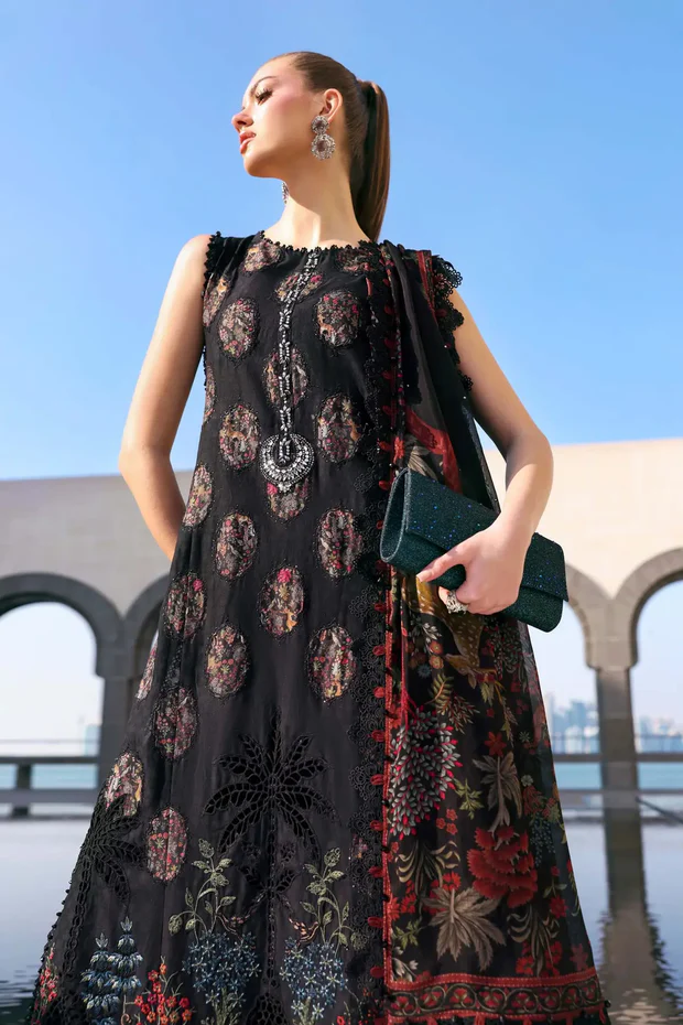 Maria,B Black Luxury Lawn Collection Replica - Image 3