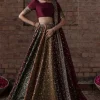 Mina Kashif Multi Bridal Collection Exclusive Indian Raw Silk Maxi Replica