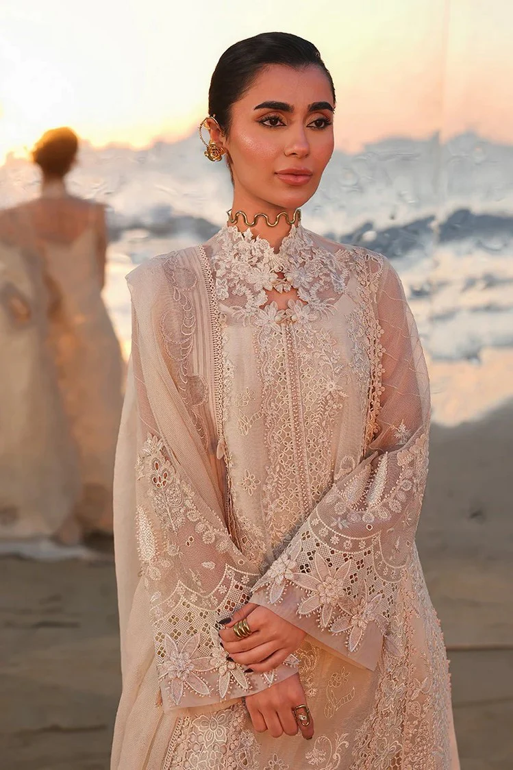 Qalamkar Skin Soft Khadi Net Collection Replica - Image 2