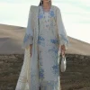 Rang Rasiya Offwhite Luxury Lawn Collection Replica