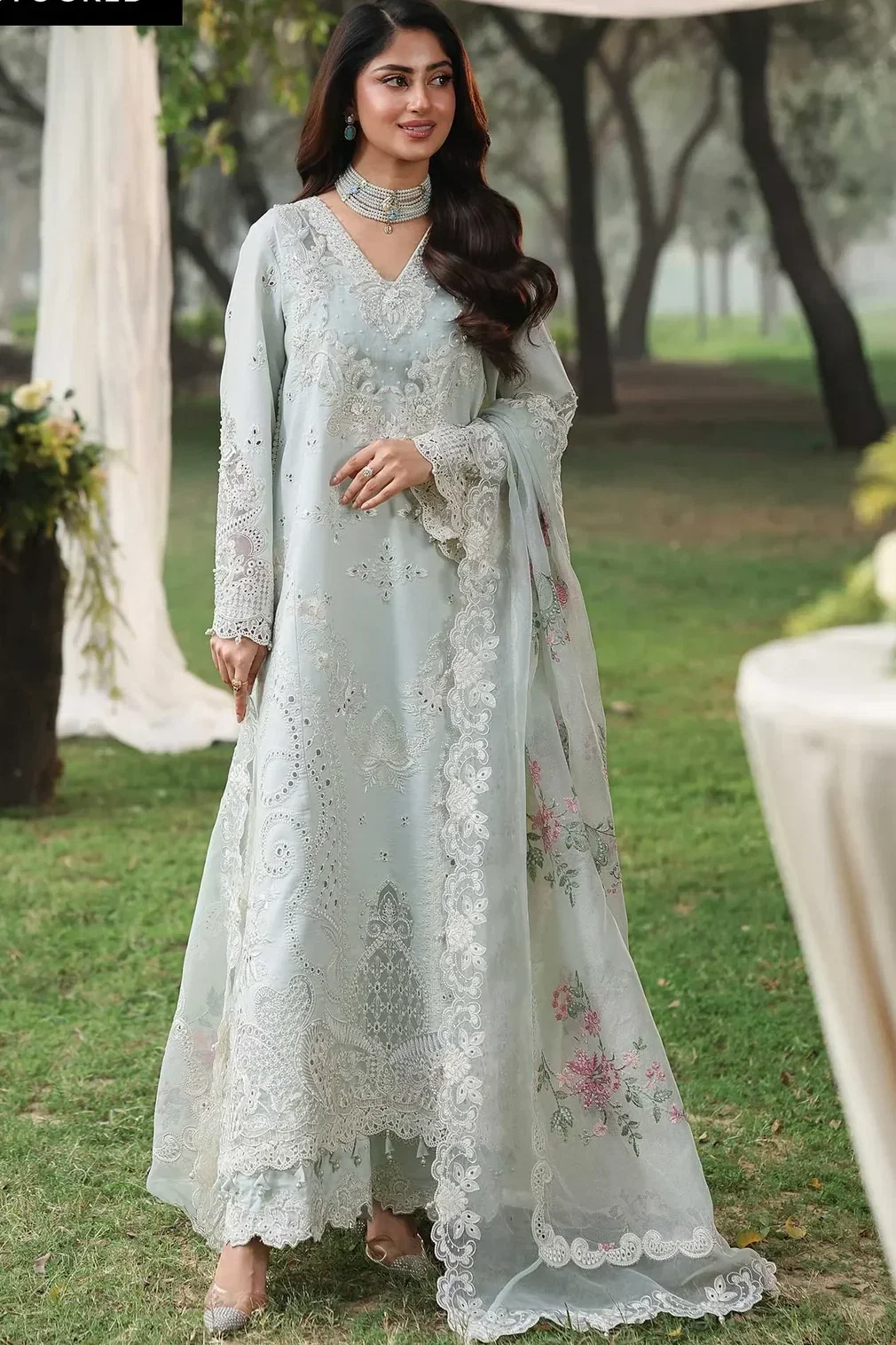 Sardinia Grey Luxury Lawn Collection Replica