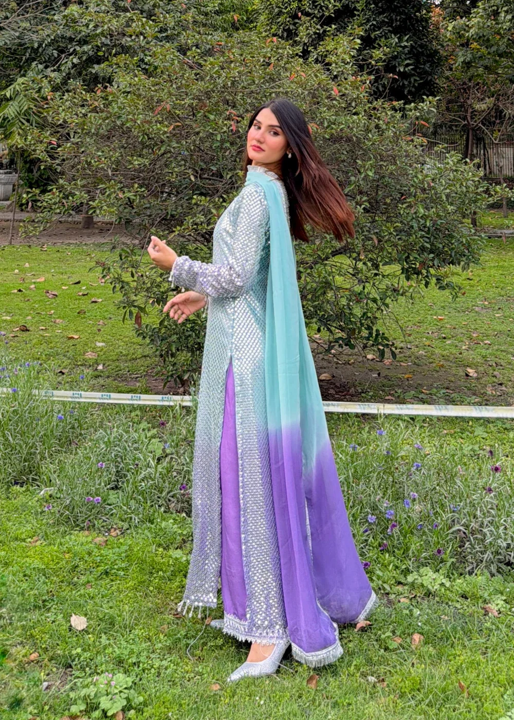 Alternative view of Shrenz Tie N Die Luxury Chiffon Collection Replica