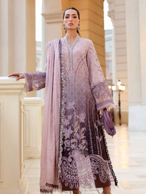 Maria B Purple Luxury Lawn Collection Replica