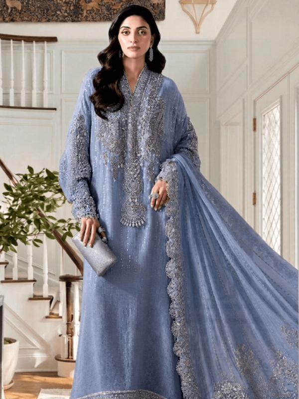 Maria B Grey Formal Collection Chiffon Replica
