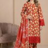 Safak Orange Printed Lawn Collection Replica