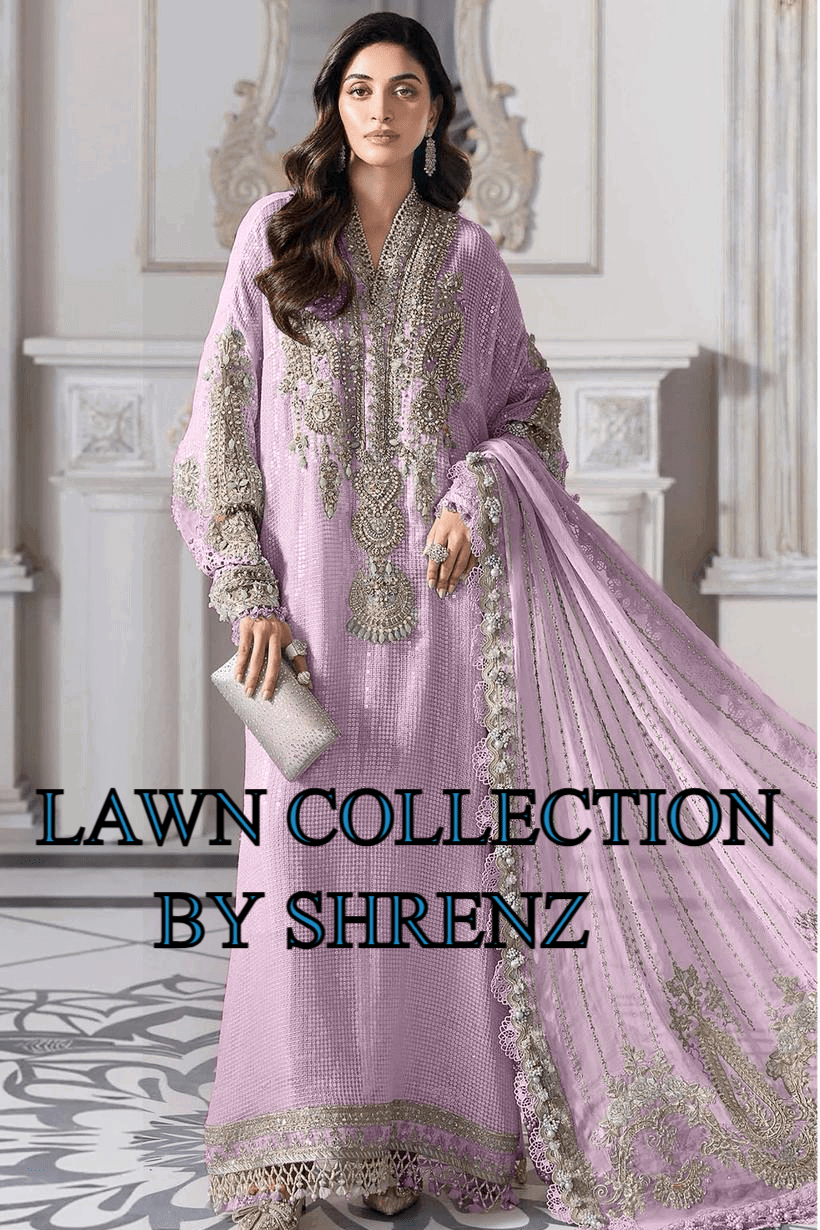 Maria B Purple Luxury Lawn Collection Replica