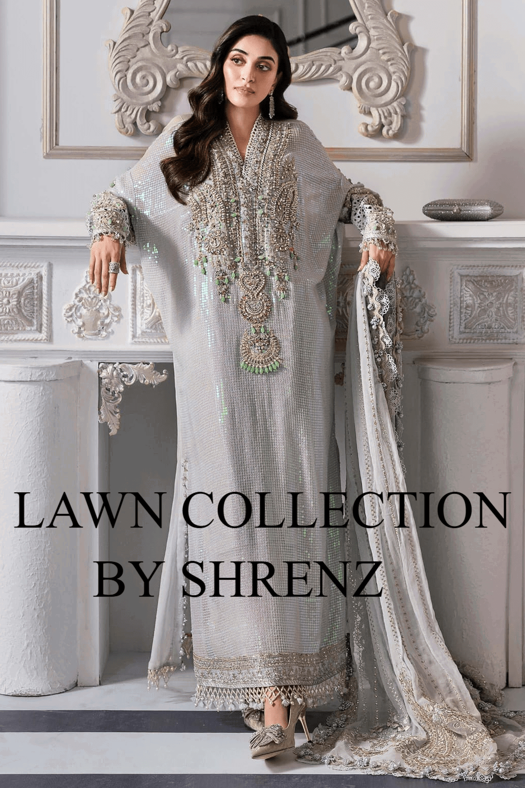 Maria B Seagreen Luxury Lawn Collection Replica