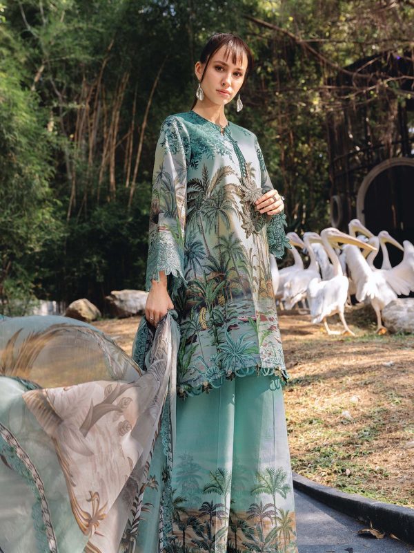 Maria B Green Printed Lawn Collection Replica