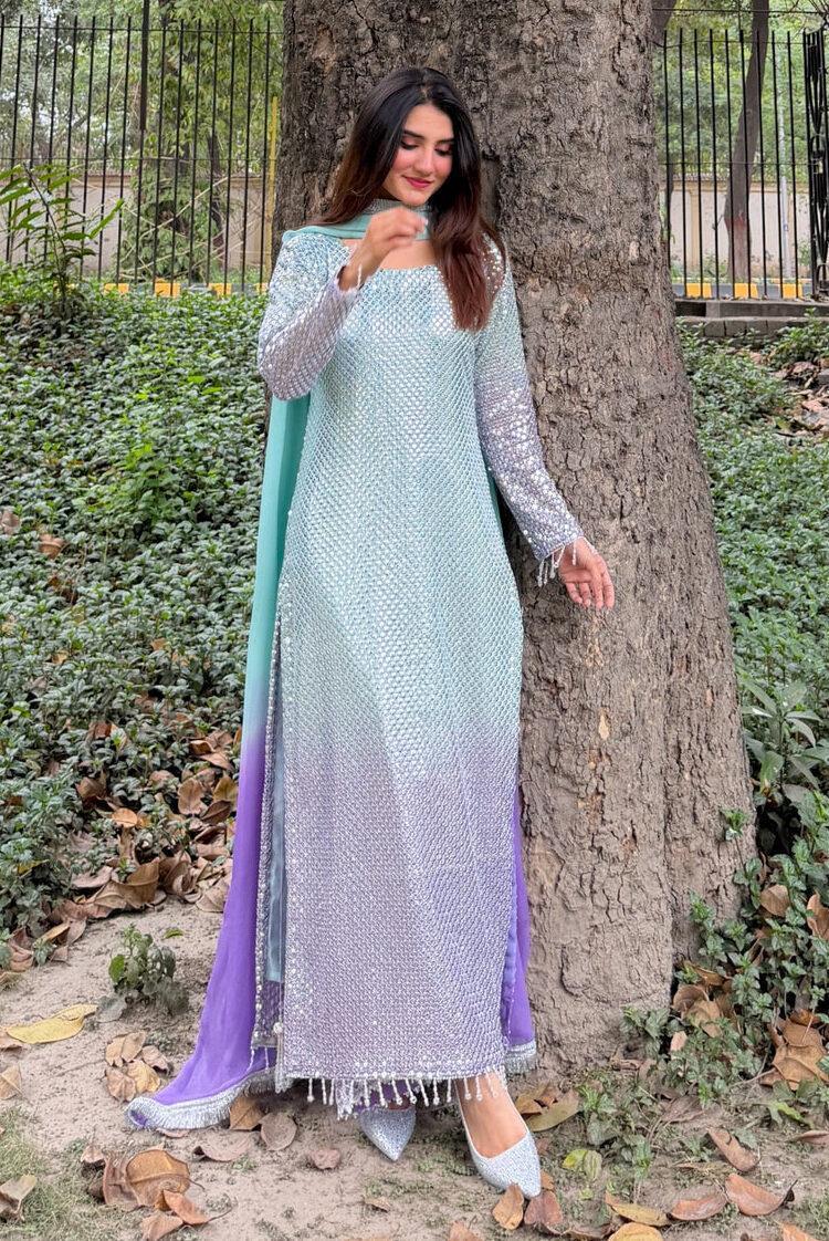 Shrenz Tie N Die Luxury Chiffon Collection Replica