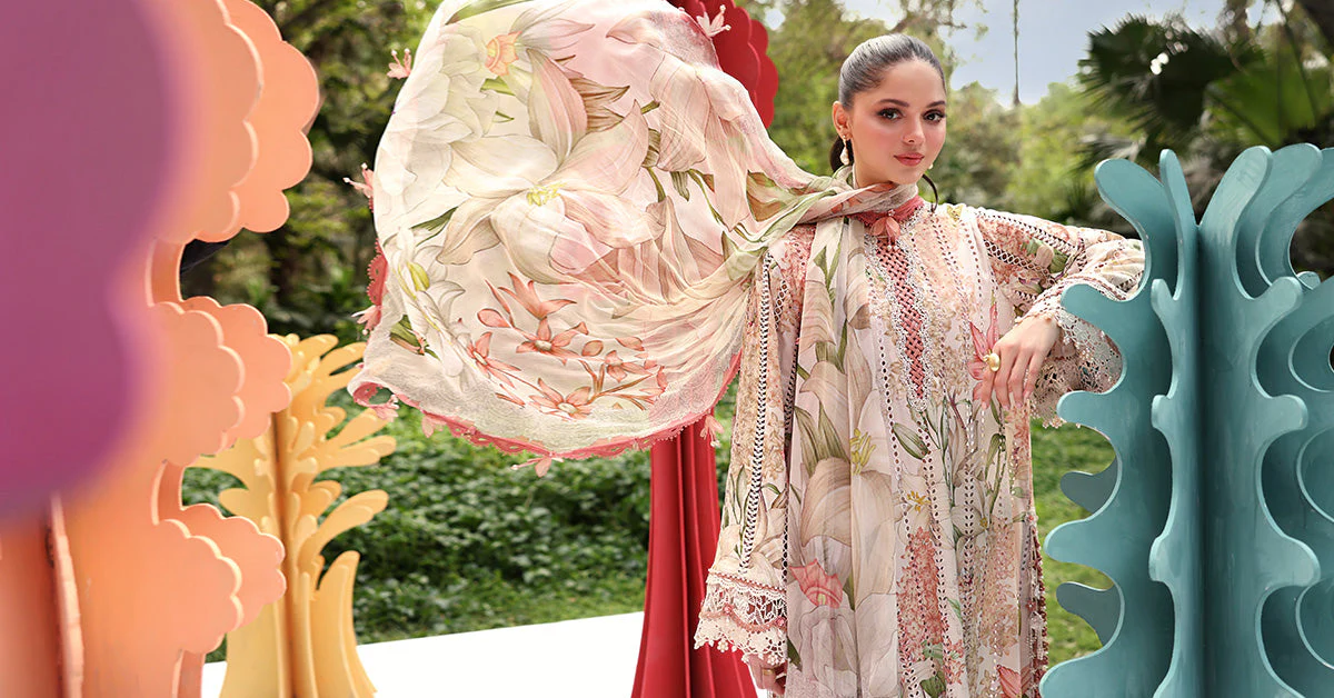 Maria B Skin Luxury Lawn Collection Replica - Image 3