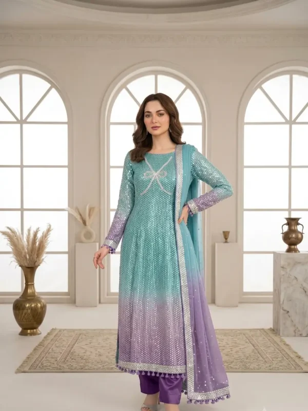 Shrenz Tie N Die Luxury Chiffon Collection Replica