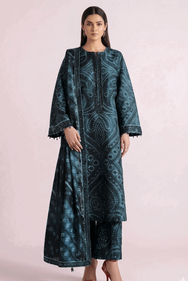Maria B Seagreen Luxury Lawn Collection Replica