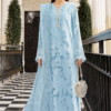 Maria B Sky Blue Luxury Lawn Collection Replica