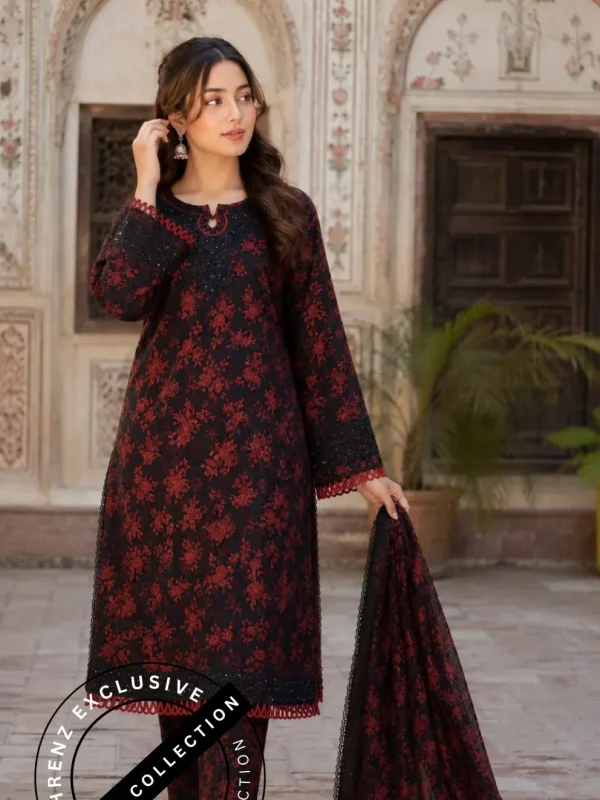 Shrenz 3 Piece Stitched Lawn Pret Collection