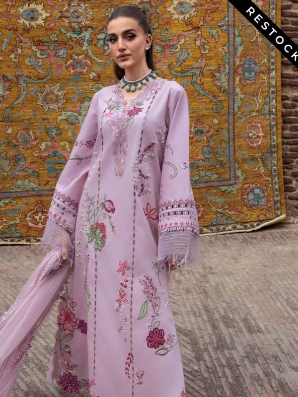 Crimson Pink Luxury Lawn Collection Replica