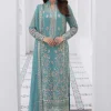 Gulaal Seagreen Chiffon Formal Collection Replica