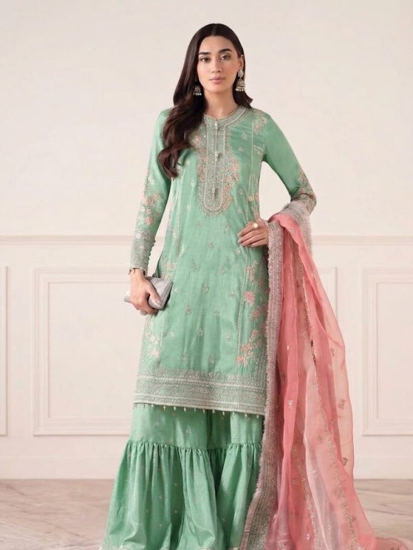 Maria B Pistachio Luxury Lawn Collection Replica