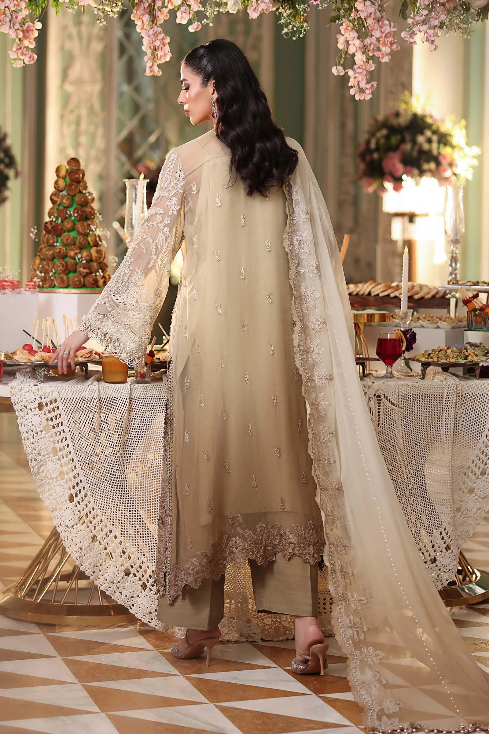 Maria B Tie-N-Die Chiffon Collection Replica - Image 2
