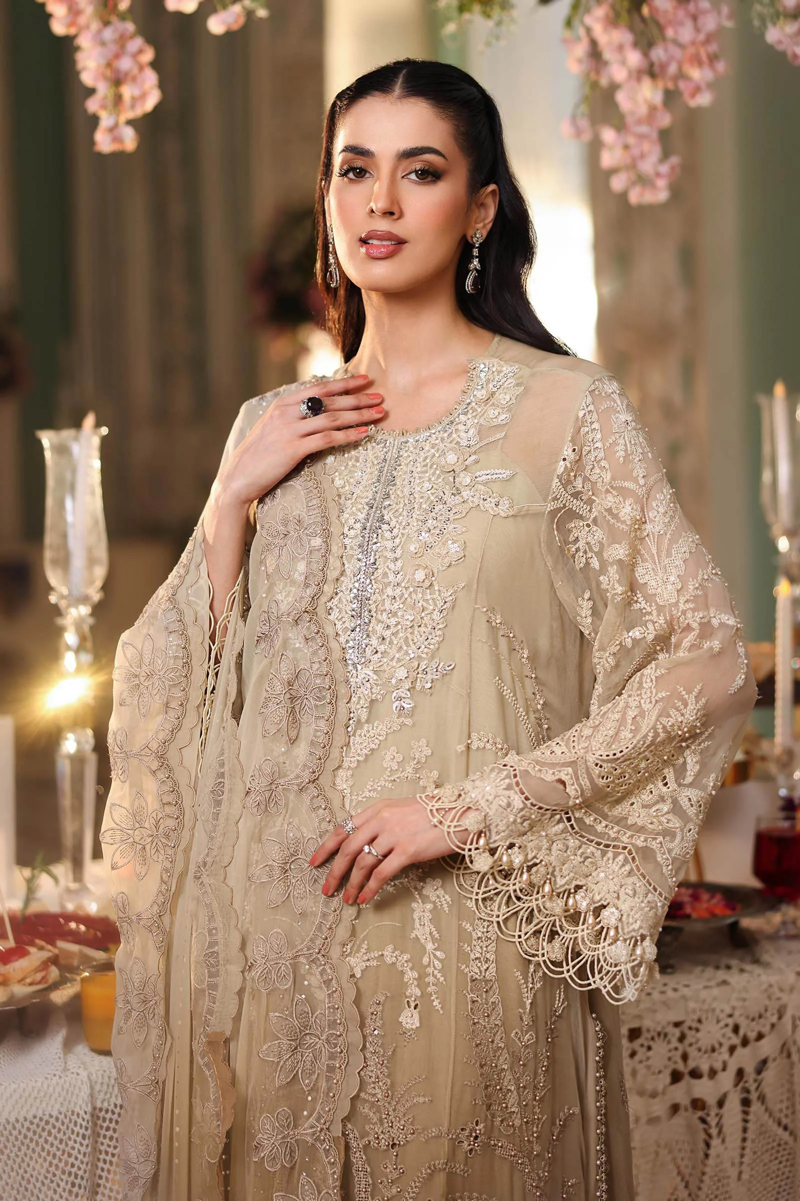 Maria B Tie-N-Die Chiffon Collection Replica - Image 4