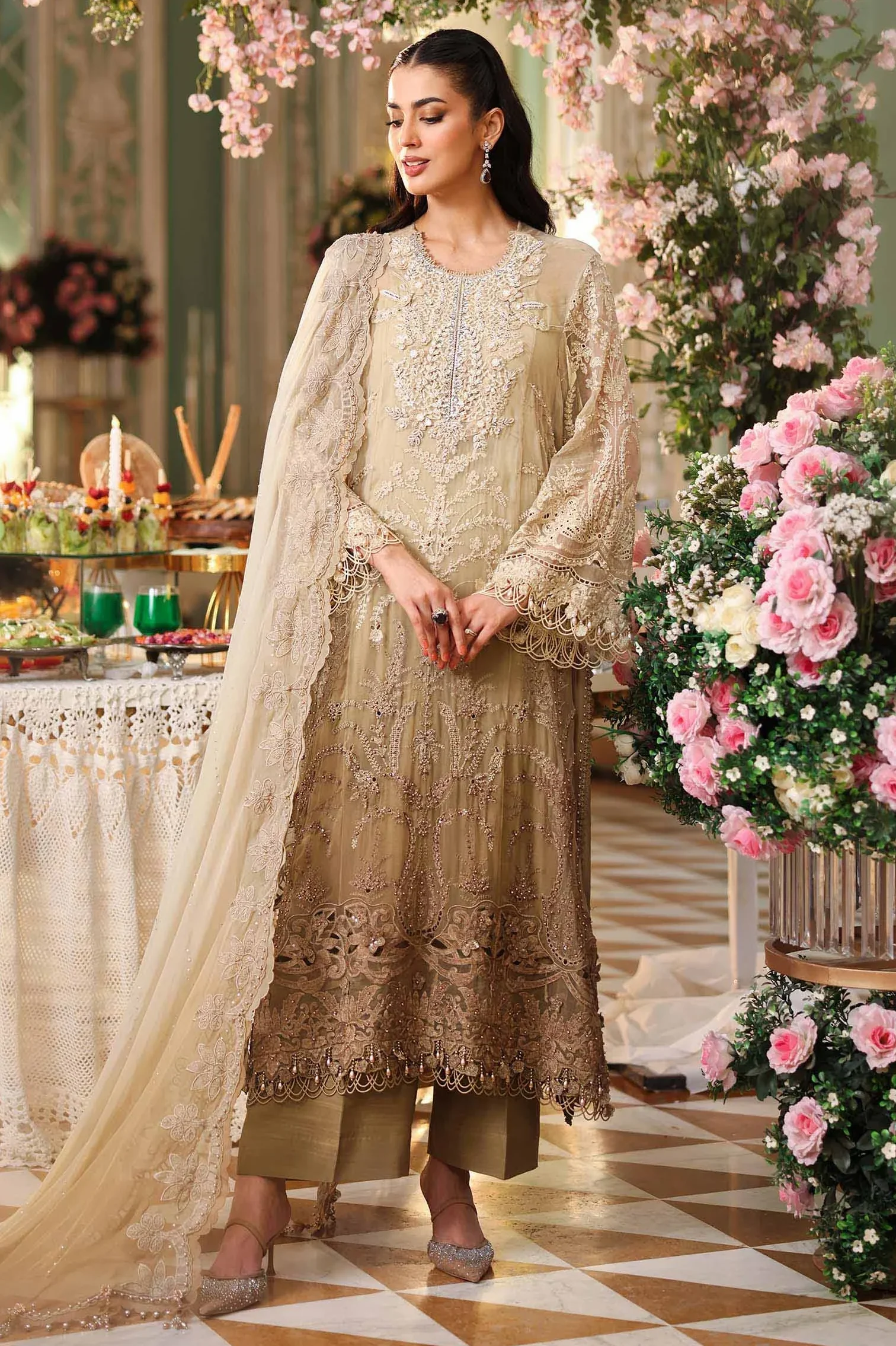 Maria B Tie-N-Die Chiffon Collection Replica