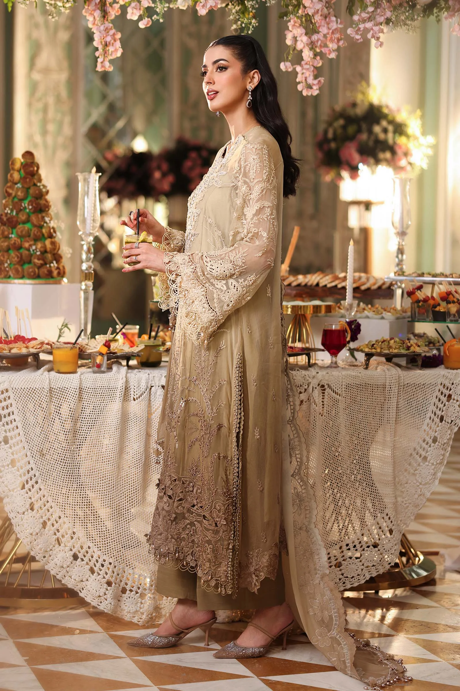 Maria B Tie-N-Die Chiffon Collection Replica - Image 3
